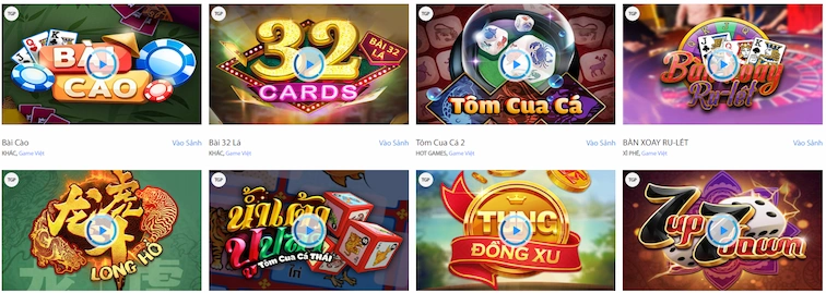 Những Trò Chơi Tại 3D Casino Fun88