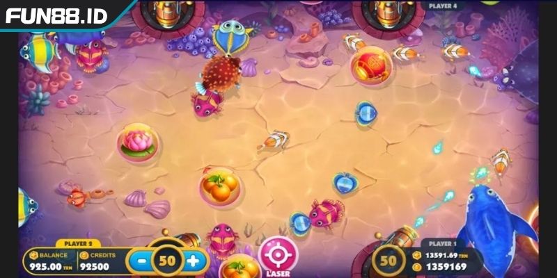 Kết hợp đạn nhỏ trong Bắn Cá Biển Sâu