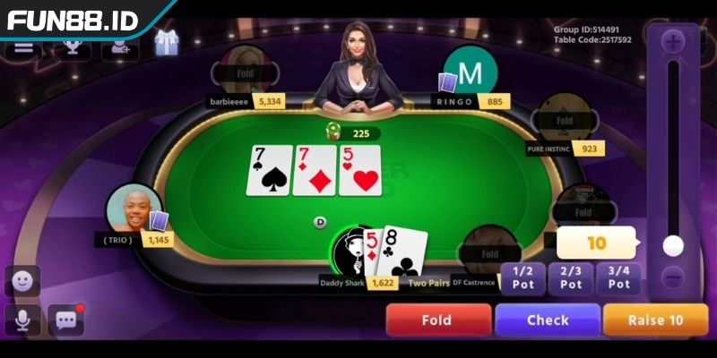 Nhớ bài trong ván Xì Dách FUN88